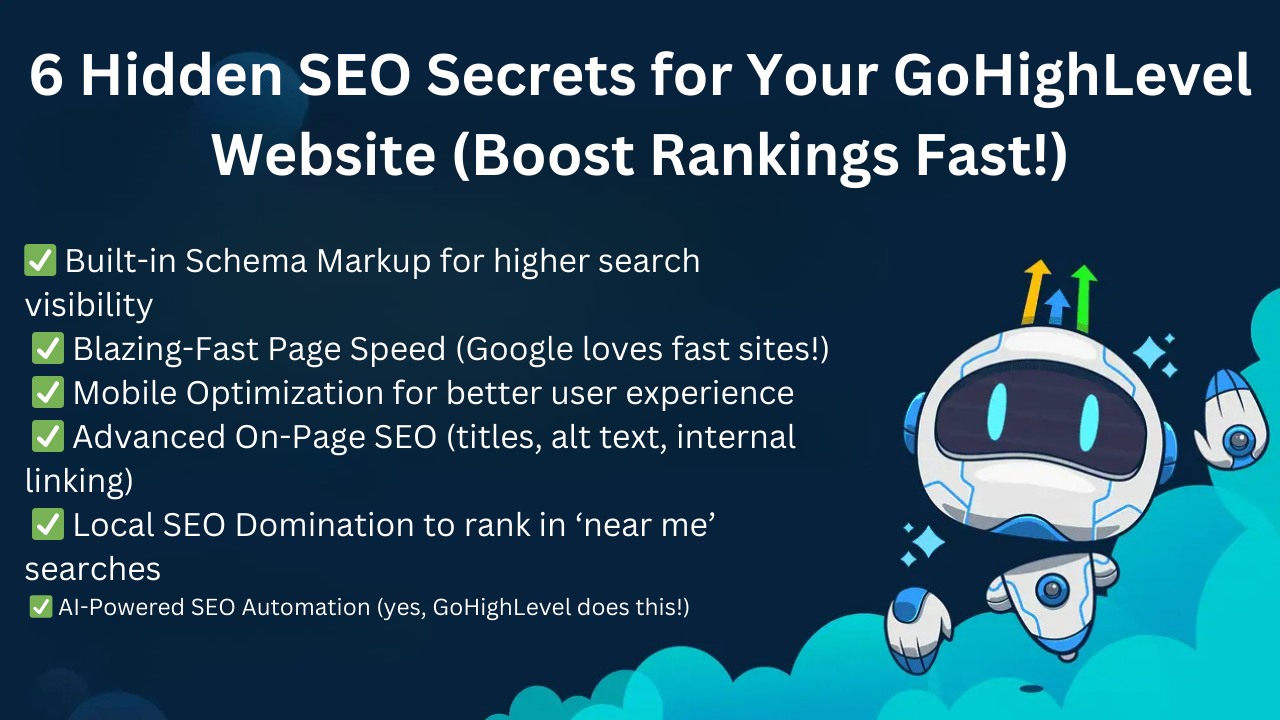 Read more about the article 6 Hidden SEO Secrets for Your GoHighLevel Website (Boost Rankings Fast!)