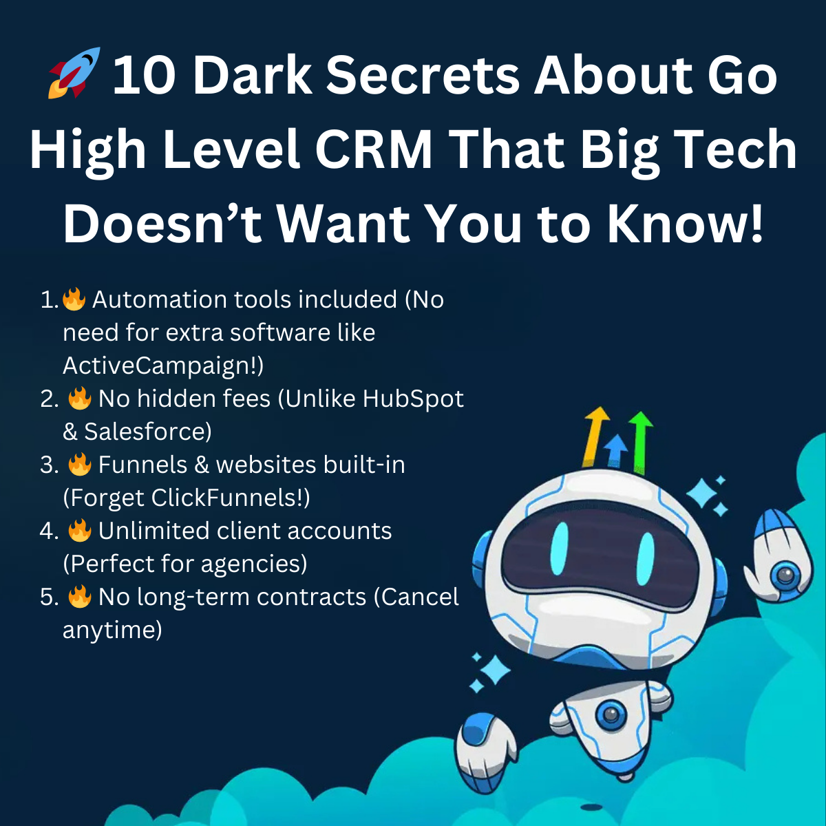 Read more about the article Go High Level CRM – 10 Dark Secrets CRM Companies Hope You Never Discover!