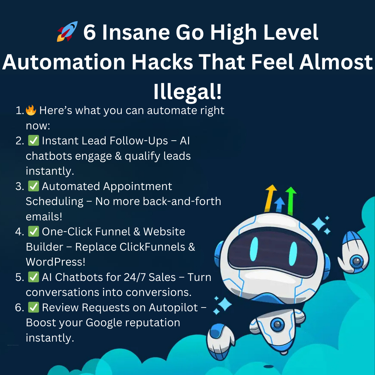 Read more about the article 🚀 6 Insane Go High Level Automation Hacks That Feel Almost Illegal!