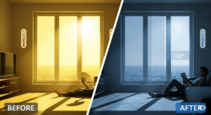 Read more about the article From Boiling to Breezy: How Home Window Tinting Transforms Any Room