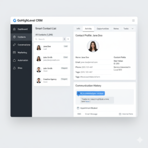 Read more about the article Does GoHighLevel Have a CRM? The Complete 2025 Breakdown for Agencies & Small Businesses