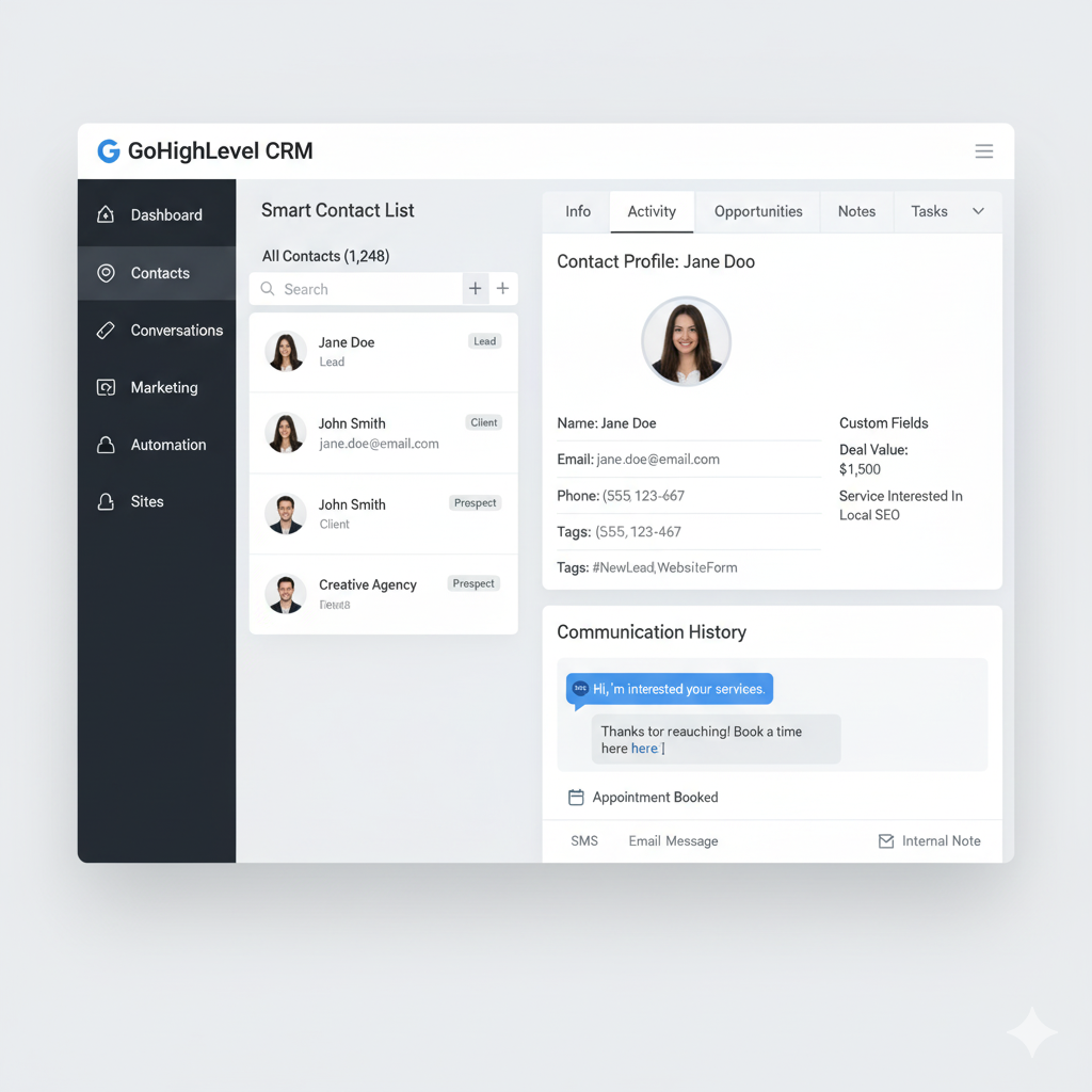 You are currently viewing Does GoHighLevel Have a CRM? The Complete 2025 Breakdown for Agencies & Small Businesses