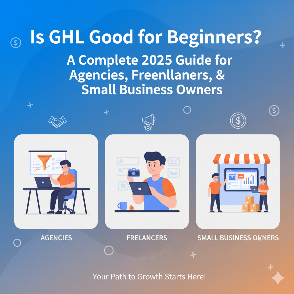 You are currently viewing Is GHL Good for Beginners? A Complete 2025 Guide for Agencies, Freelancers, and Small Business Owners