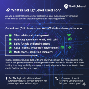 Read more about the article What is GoHighLevel Used For? A Complete Guide for Agencies and Small Businesses