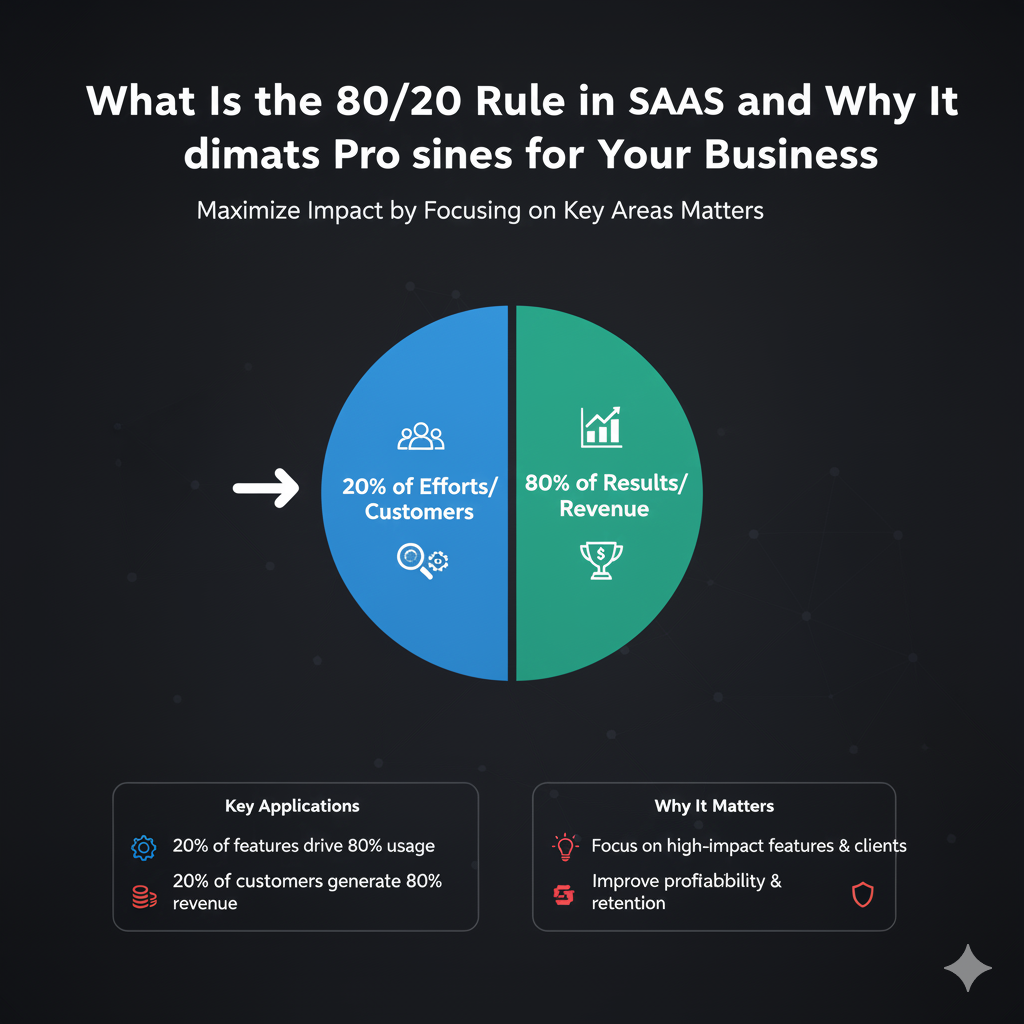 What is the 80/20 Rule in SaaS and Why It Matters for Your Business