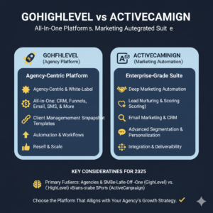 Read more about the article GoHighLevel vs ActiveCampaign: Which Is Better for Agencies in 2025?