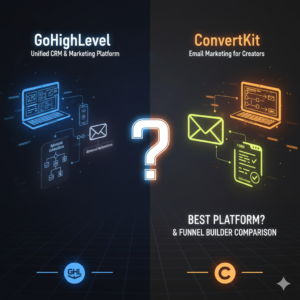 Read more about the article GoHighLevel vs ConvertKit: Email Marketing & Funnel Builder Comparison