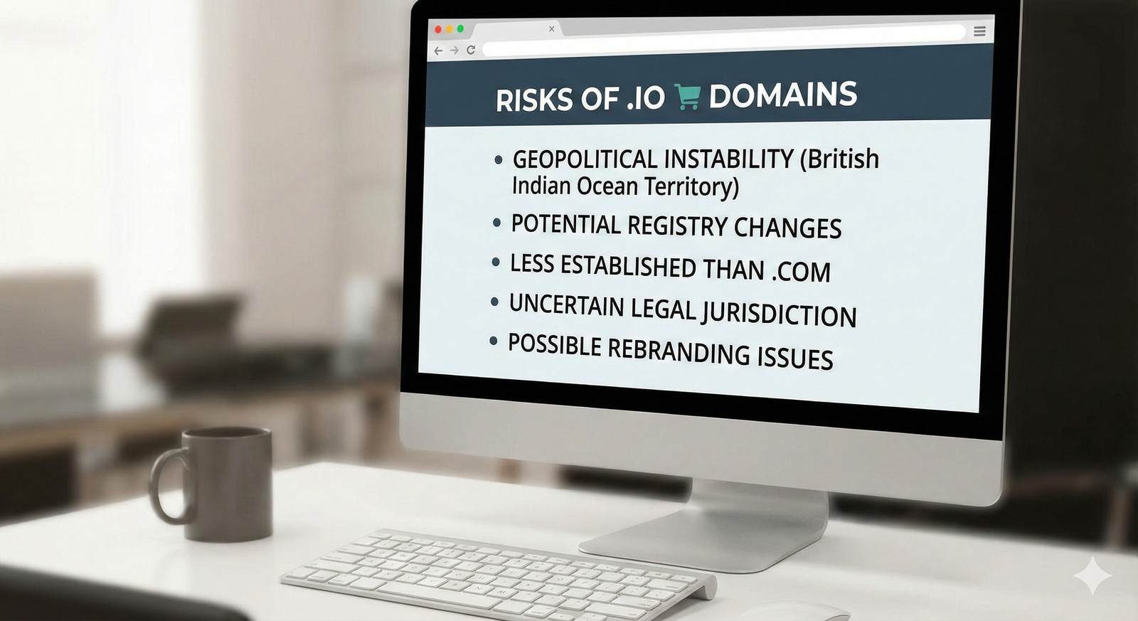 You are currently viewing What Are the Risks of Using a .io Domain? (2026 Guide for Marketers, Agencies & SaaS Founders)