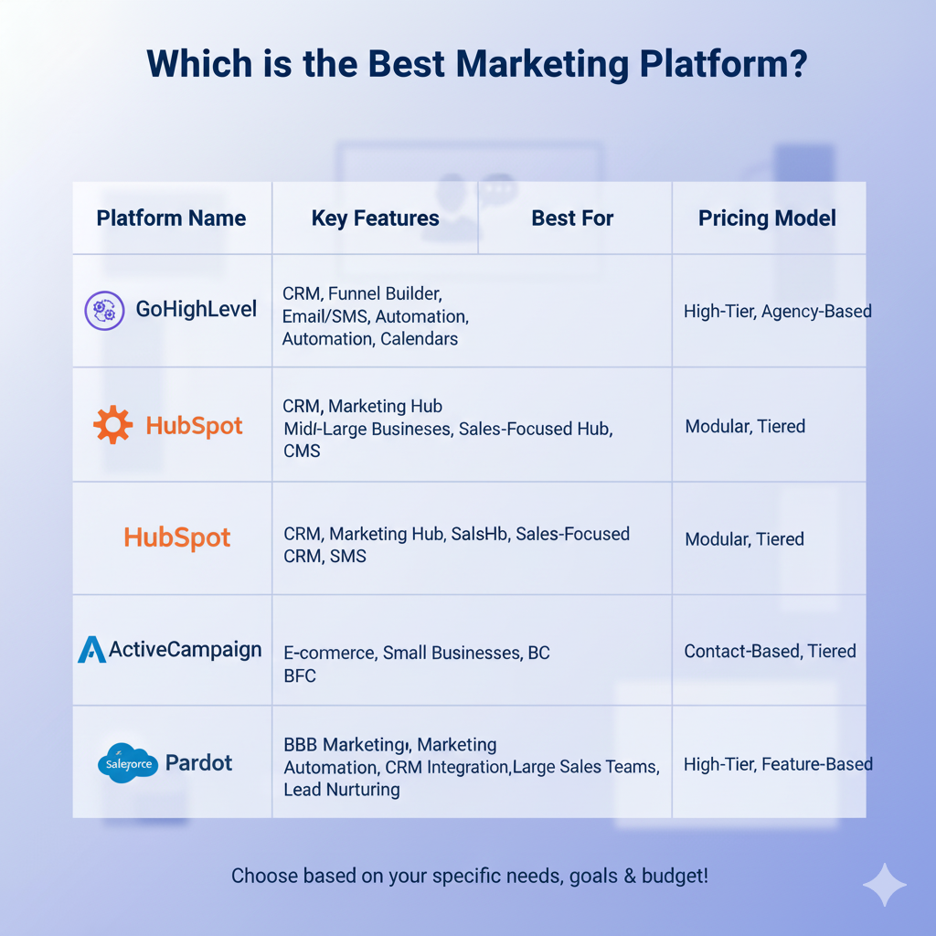 You are currently viewing Which is the best marketing platform?