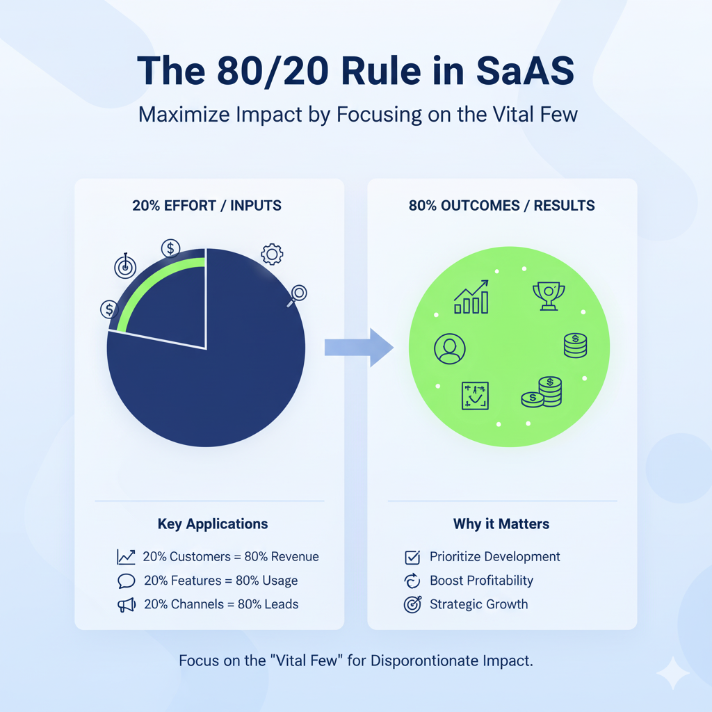 You are currently viewing 📊 What Is the 80/20 Rule in SaaS? A Complete Guide for Agencies and Entrepreneurs