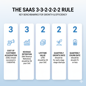 Read more about the article 🧩 What Is the 3 3 2 2 2 Rule of SaaS? (A Complete Guide with GoHighLevel Insights)
