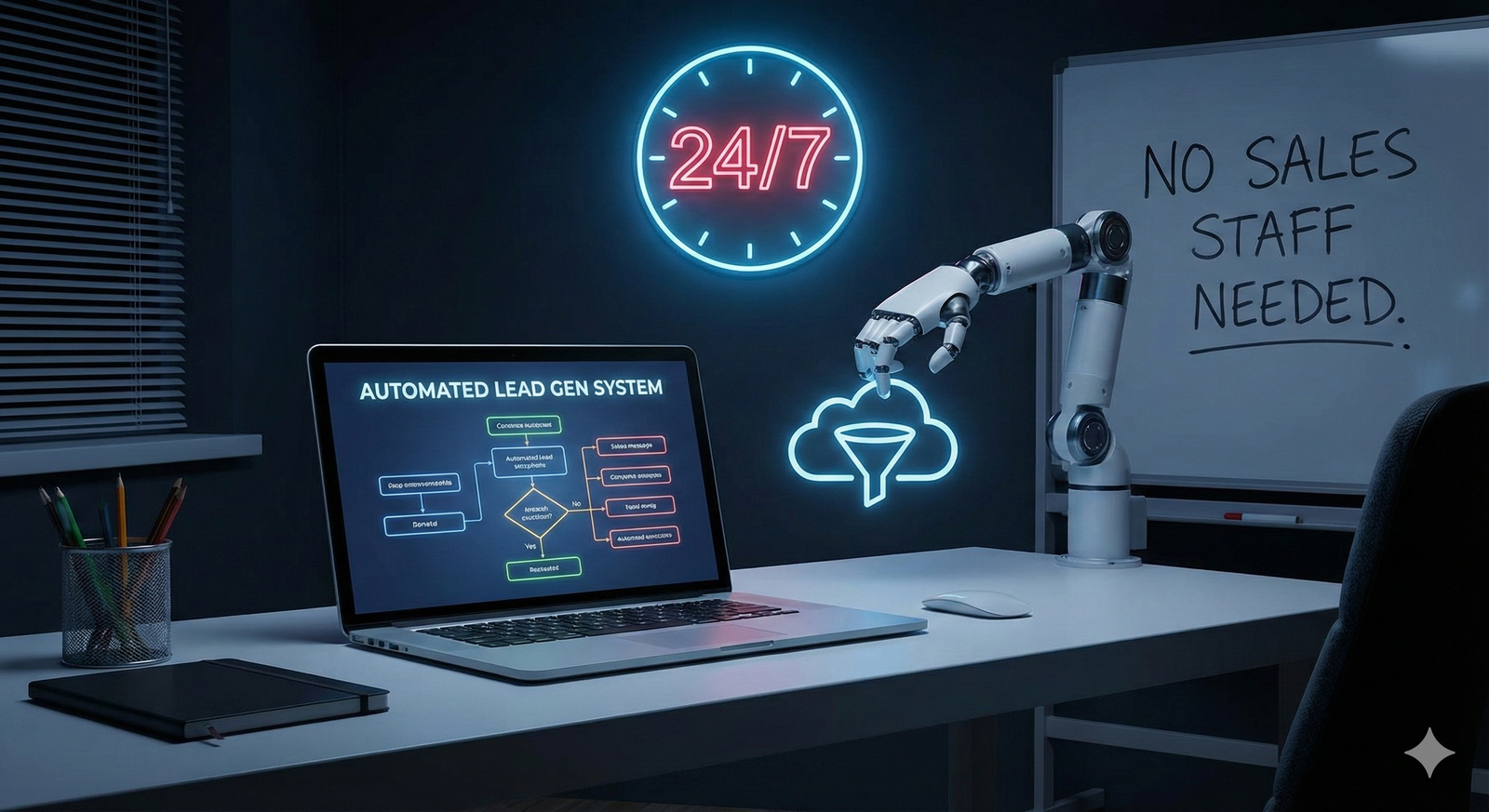 Read more about the article How to Generate Leads 24/7 Without Hiring Sales Staff