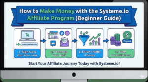Read more about the article How to Make Money with the Systeme.io Affiliate Program (Beginner Guide)
