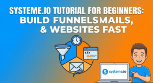 Read more about the article Systeme.io Tutorial for Beginners: Build Funnels, Emails & Websites Fast