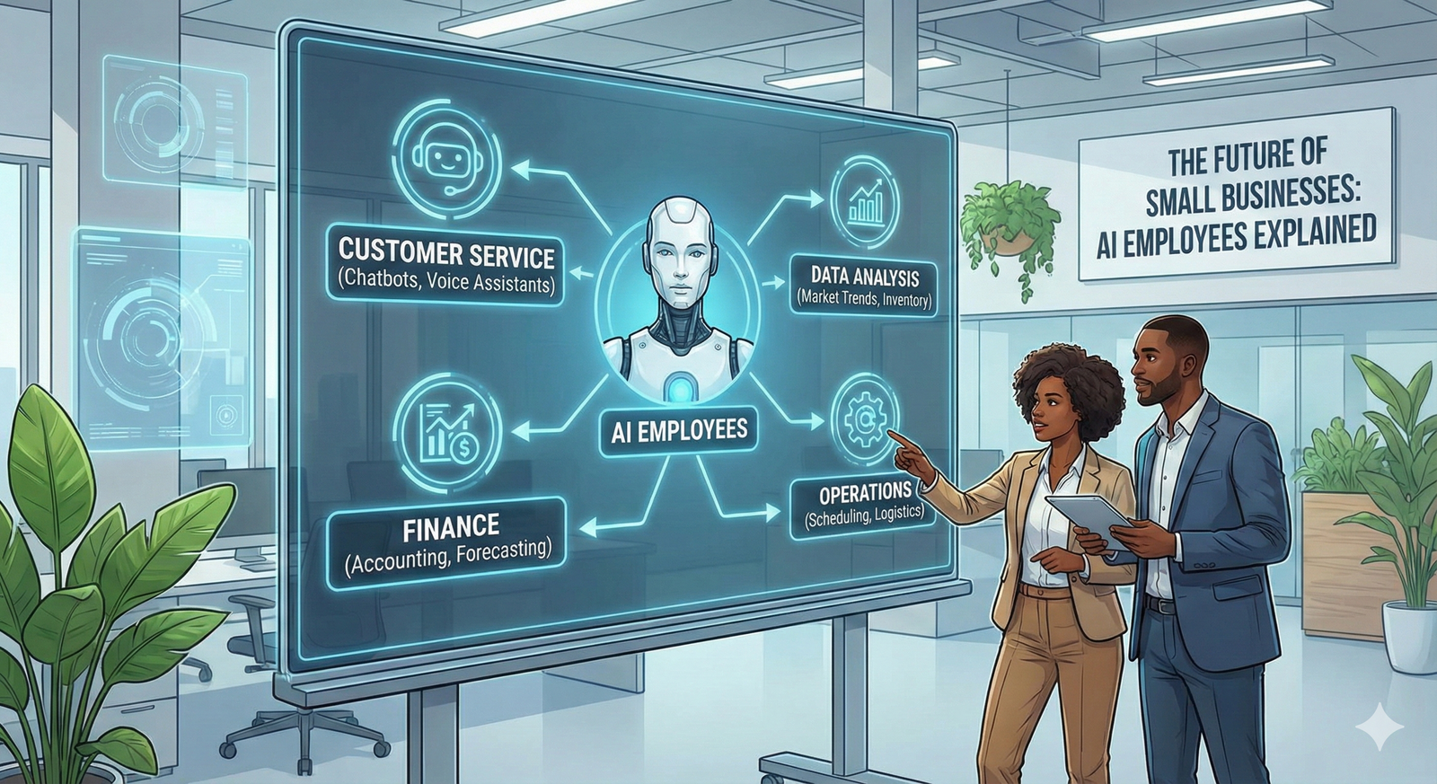 Read more about the article The Future of Small Businesses: AI Employees Explained