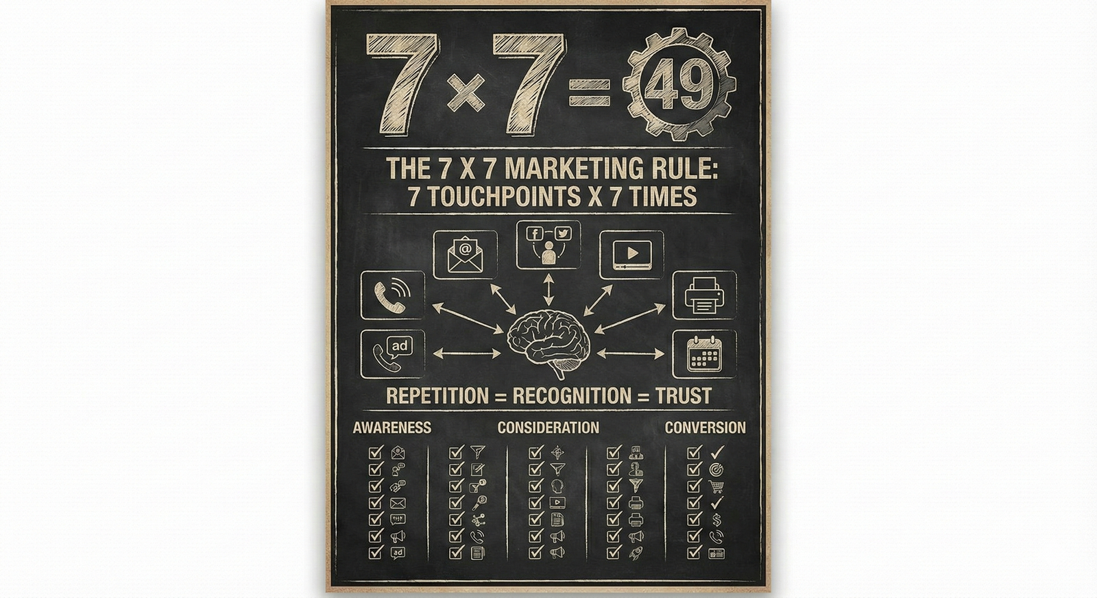 Read more about the article What Is the 7 Times 7 Rule in Marketing? (2025 Deep-Dive Guide for Agencies & Digital Businesses)